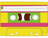 Blank Card - 80s Mixtape - GeekAmour