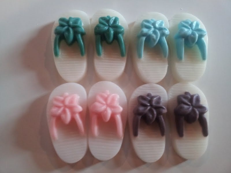 10 Pair Flip Flop Soap Party Favors