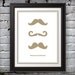 Mustache Party Print