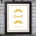 Mustache Party Print