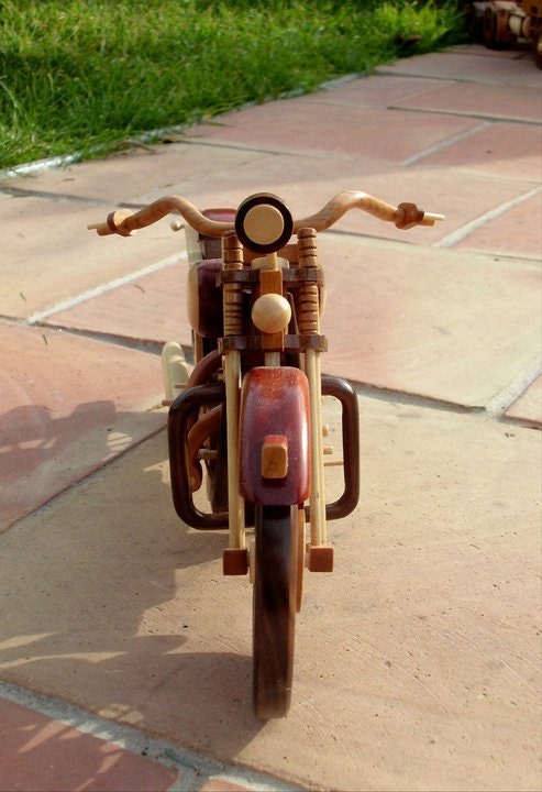 Motorcycle Handmade Wooden