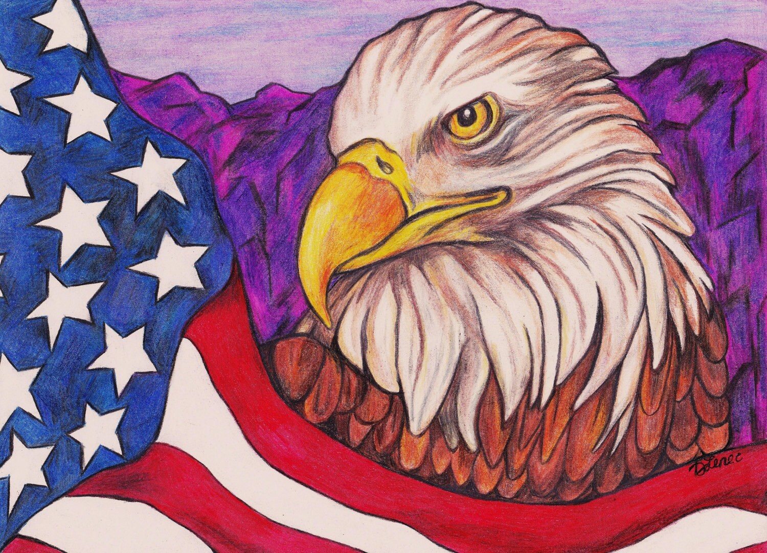 American Eagle Artwork