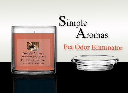 Pet Odor Eliminator 22 oz Jar All Natural Soy Candle created by Simple Aromas - Woodwick Available