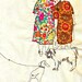 Print of an embroidered illustration by Sarah Walton