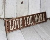 Hand painted and distressed wood sign - 4 1/2 x 24 - Rustic, Home Decor, Wall Art