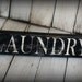 Reclaimed, painted and distressed wood sign - Rustic, Home Decor, Wall Art, Laundry