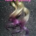 LA LA LAVENDER/ pastel colored lavender human hair extension/ clip-in hair/ dip dye ombre (4) hair extensions