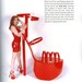 Giant 6 foot tall red stiletto high heel shoe sculpture in painted steel