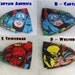 BowTies Made From Marvel Comics Fabric - Take Your Pick From 22 Great Looking Hero Bow Ties, Just Choose Your Favorite Characters