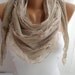 Milky Brown Elegance Scarf Shawl- DIDUCI