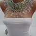 Leopard Shawl / Scarf - Headband - Cowl with Lace Edge
