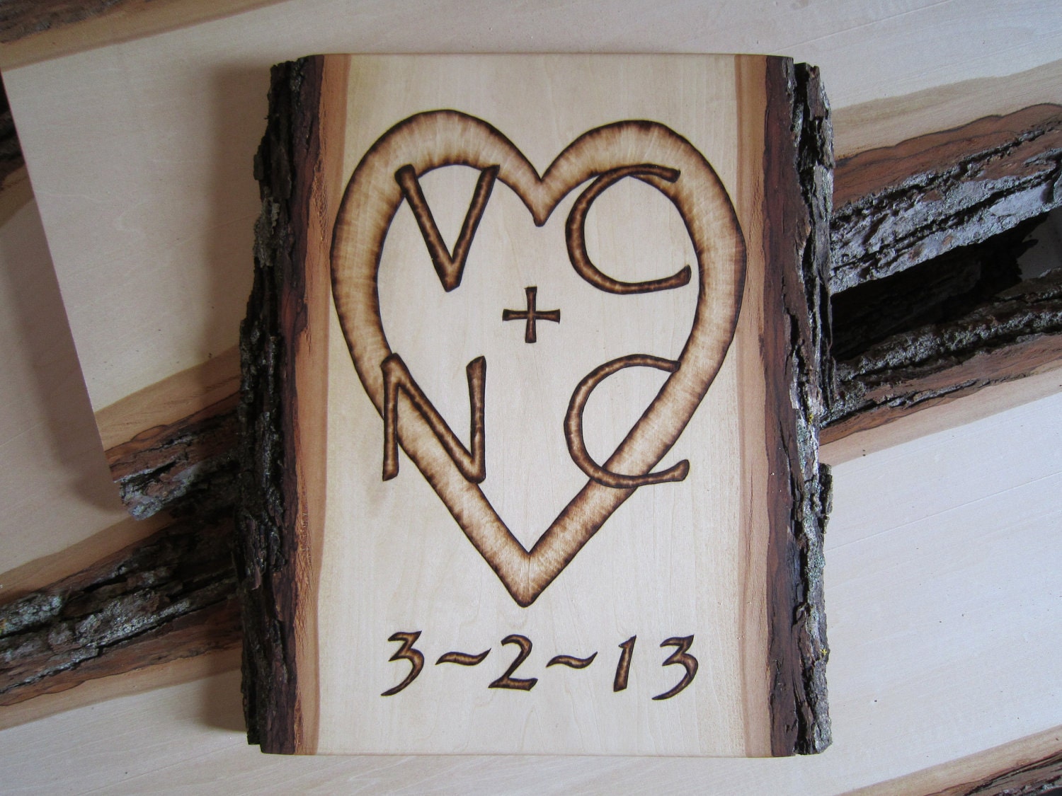 Custom rustic wedding decor - Country wedding gift