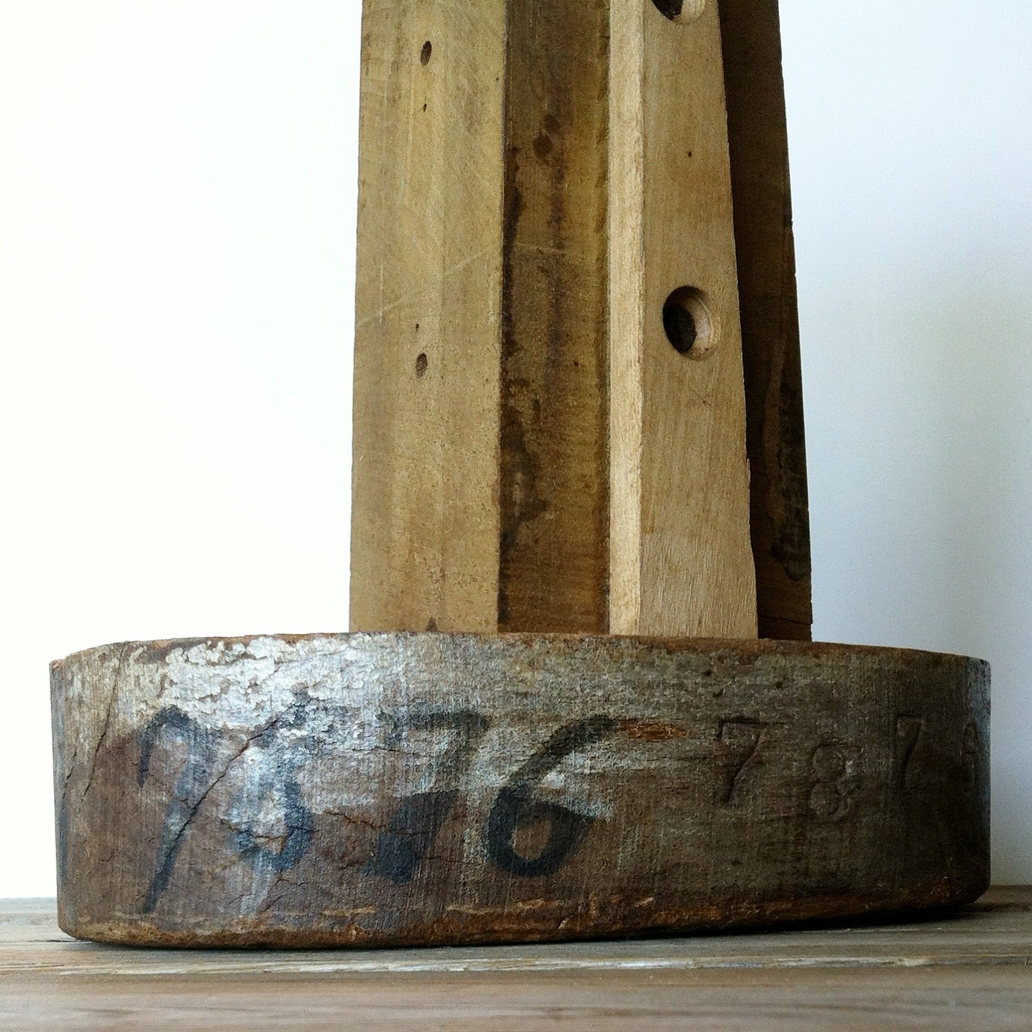 Vintage Hat Block Base, Millinery Tool Collector, Hat Making