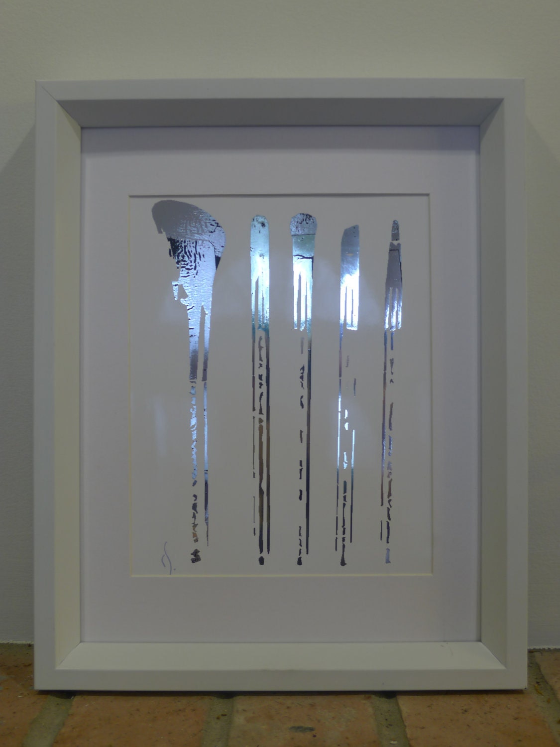 Makeup Brush Set Sterling Silver