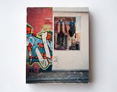 Graffiti Storefront - Limited Edition Fine Art Photo Transfer on 8"x10" Wood Panel by Patrick Lajoie