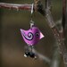 Colorful bird earrings, summer earrings
