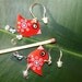 Colorful bird earrings, summer earrings