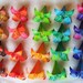 20 Japanese Origami Irises - origami flowers made to order with rainbow origami paper, flowers for table favors, gifts, party favors -