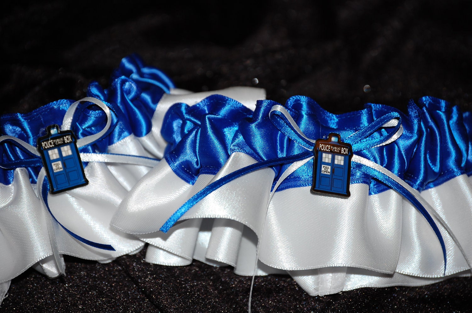Dr. Who Custom Bridal Garter Set Great for Weddings or Prom
