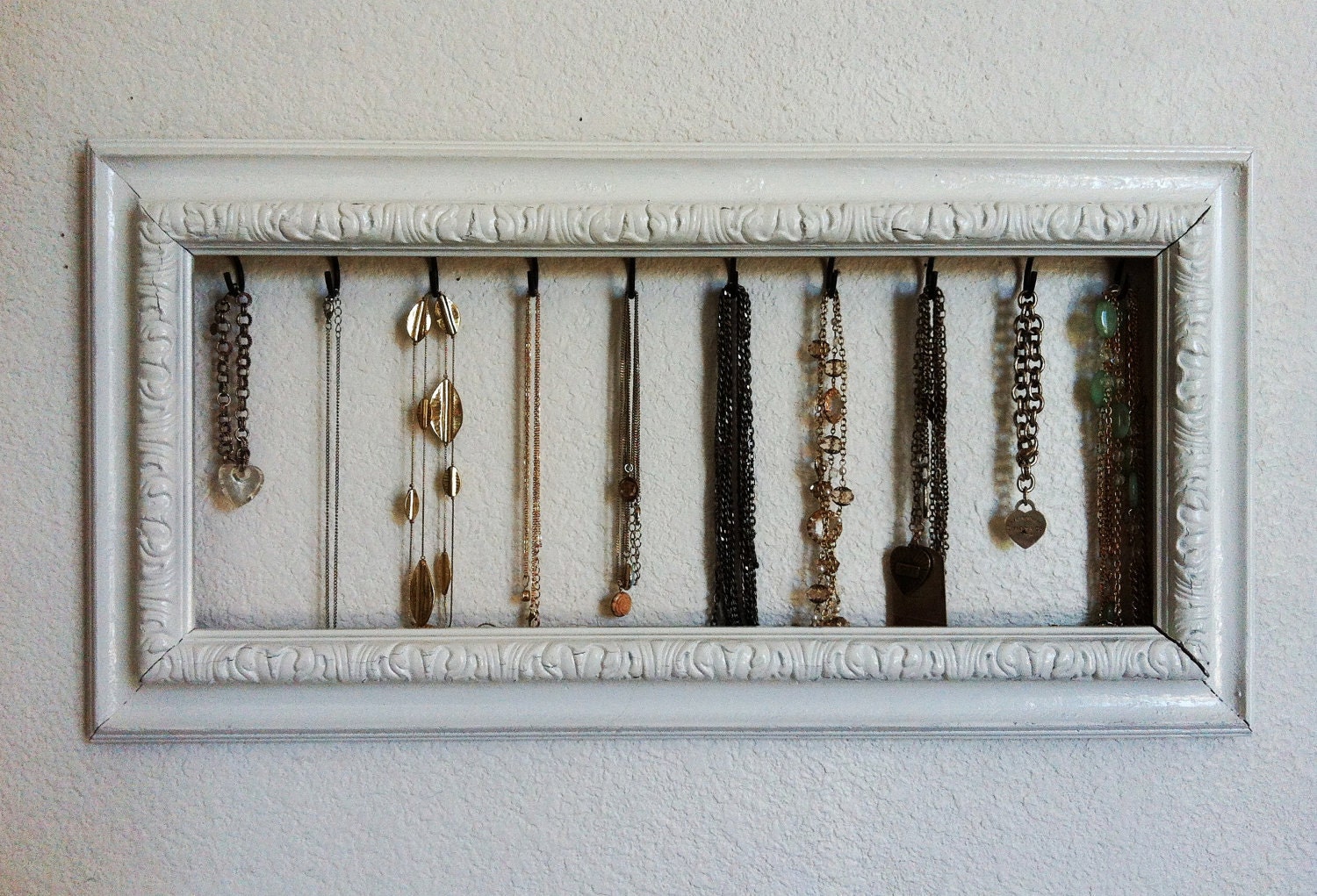 Vintage White Jewelry Display