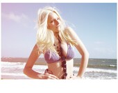 Summertime Crochet Bikini Top - Denim