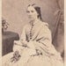 CDV Civil War Lady Day Dress Shawl of Boston MA