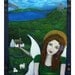 Fiona From Ireland, An Earth Angel Original Fine Art 8 by 10 print by Charlotte Phillips