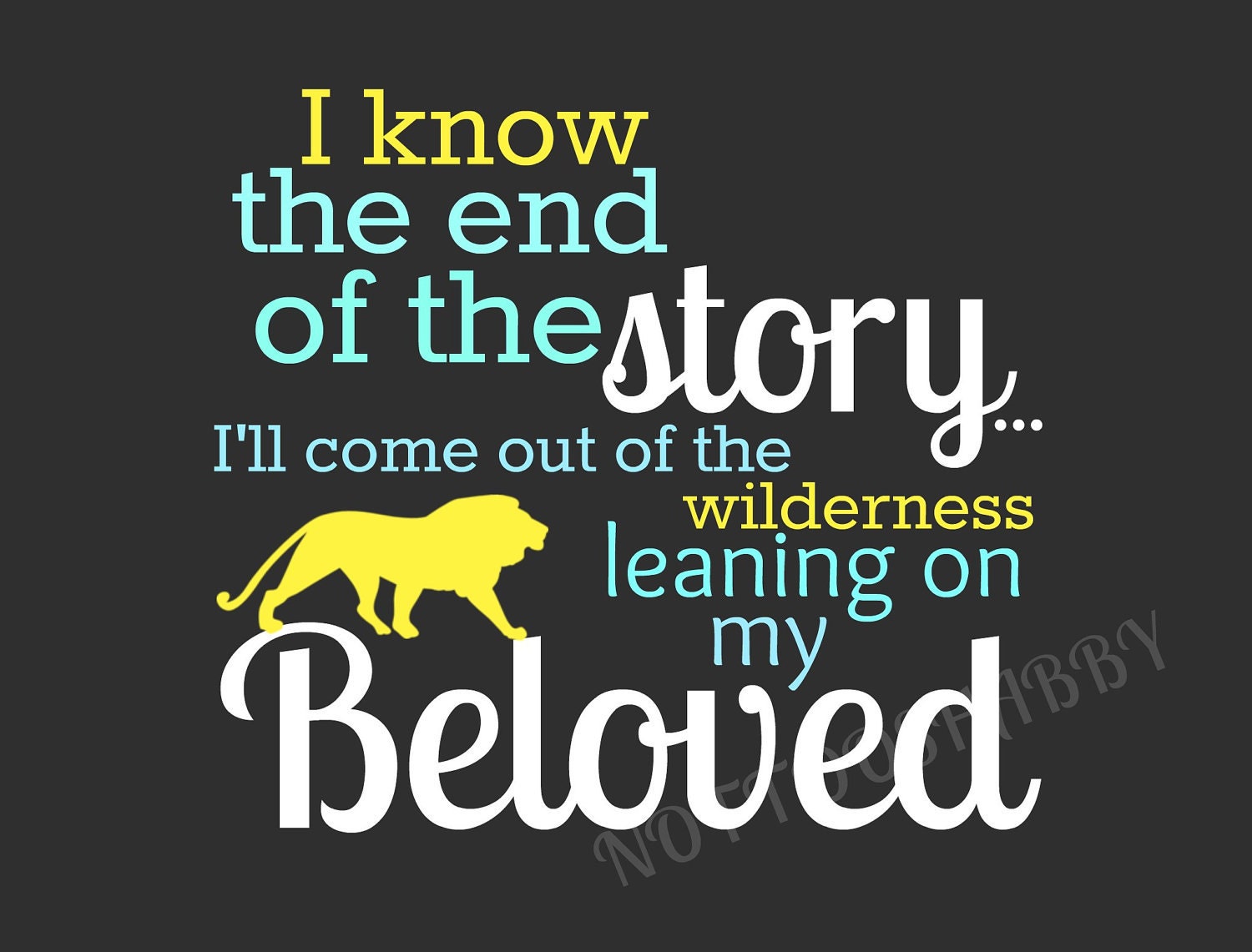 Scripture Print- Story