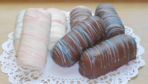 Chocolate Dipped Twinkies - Wedding Favor Chocolate - Baby Shower Favor Chocolates