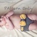 Instant Download PDF Bow Diaper Cover and Bow Headband  Crochet Pattern