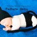 Instant Download PDF Cat Hat And Diaper Cover Crochet Pattern