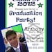 Graduation Invitation diy Printable Party Invites Personalized Custom Orders Boy Graduation