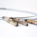 SALE Face no.2 - ooak wood sculpture necklace, minature wooden jewelry