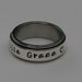 Hand Stamped Spinner Ring