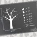 Tree Wall Decal Wall Sticker - Tree Blowing in the Wind Wall Decal - Tree Decals - Large: approx 75" x 95" (whole composition) - W003