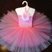 Multi-Layer Tutu Dress - Dark Pink, Light Pink, & White