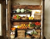 Vintage Small old Shop (No.2)- Fruit and Vegetable -handmade Dollhouse Miniatures