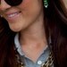 Vintage 1950s One Of  A Kind Two Strand Neon Yellow Necklace - Made to Order - Can Be Made Any Neon Color