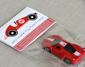 Printable Valentines - Racecar - PDF File