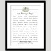 Monogram Irish Marriage Prayer - Great Wedding, Anniversary or Life Occasion GIft