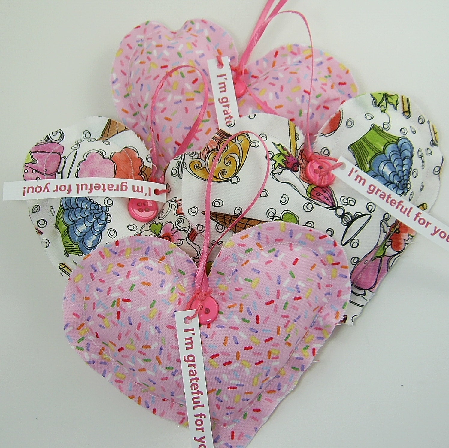 Heart Ornaments Thank You Gift Grateful Heart(TM) Set
