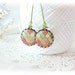 Colorful Rhombs Earrings, bright jewelry, gift for her