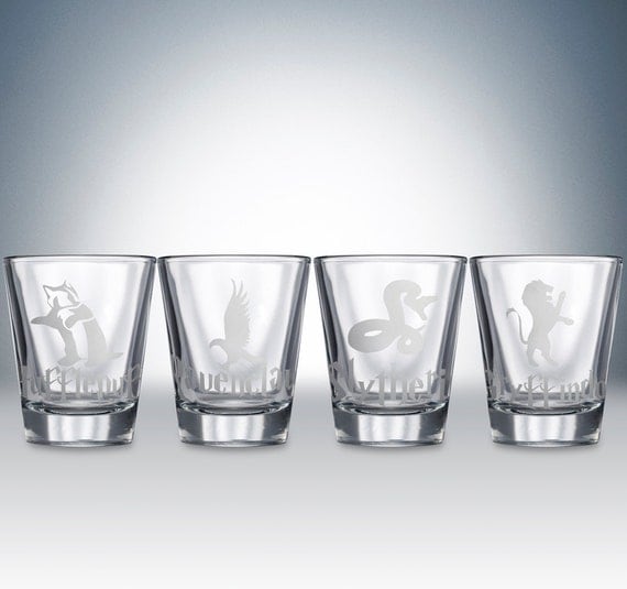 Harry Potter House Logos Shotglass Set