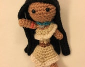 Pocahontas Princess Crochet Doll Amirugumi