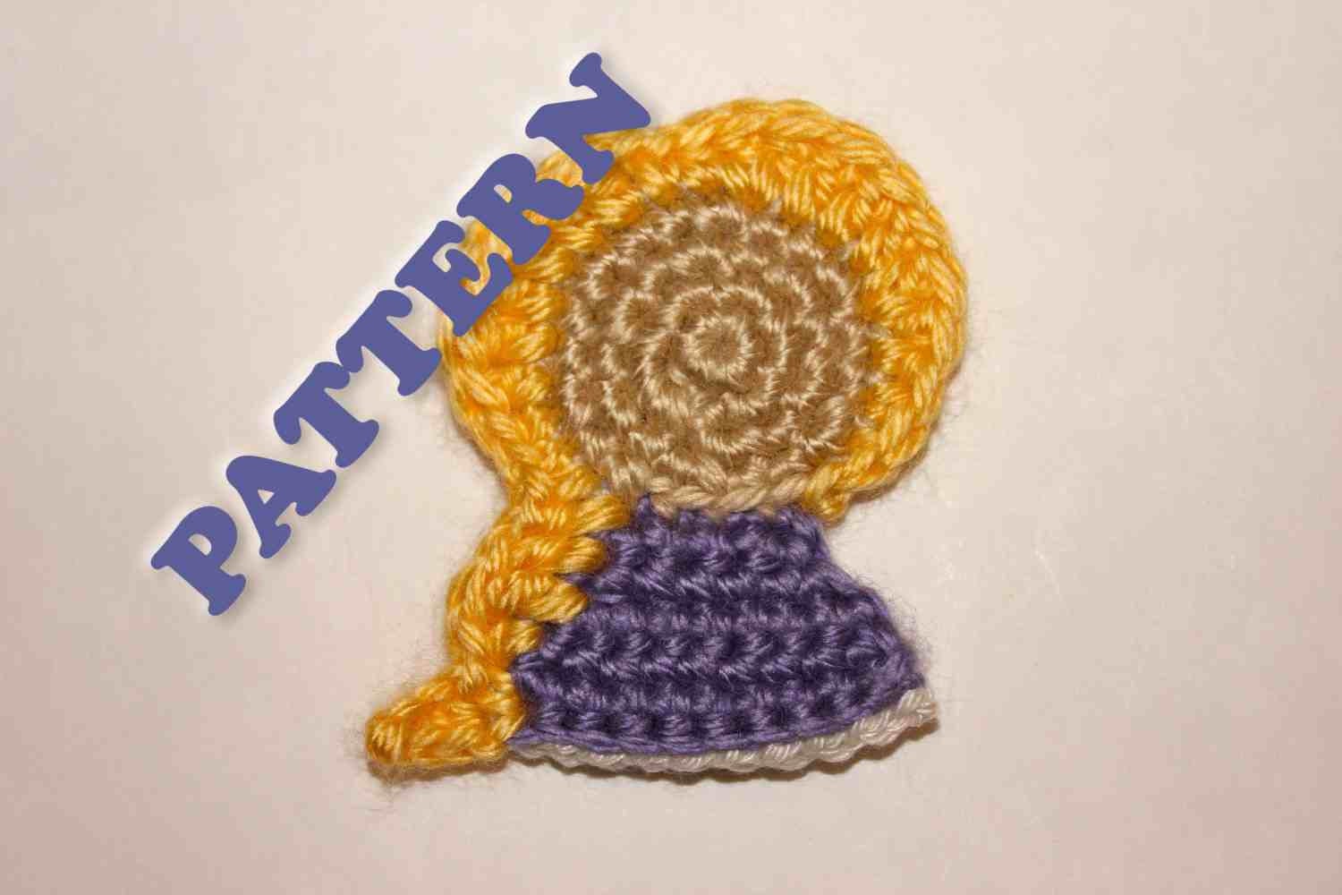 PATTERN Rapunzel Tangled Applique