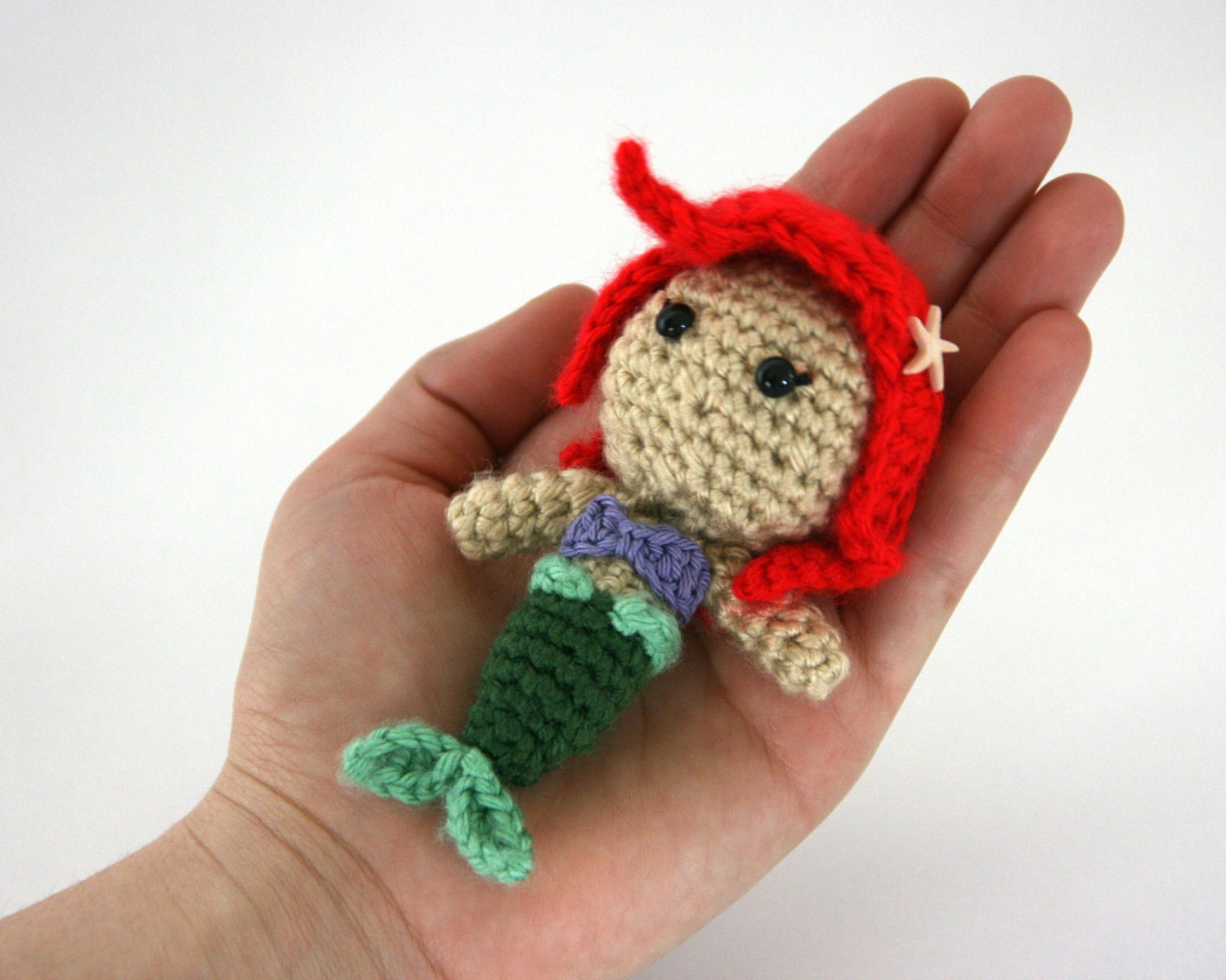 Ariel Little Mermaid Princess Crochet Doll Amirugumi
