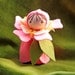 Birthday flower girl/ Nature Table flower girl/Waldorf style cherry blossom flower girl or ornament