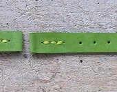 Maya - handmade and hand stitched leather watch strap