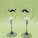 Mustache 6 Pack, Vinyl Sticker / Decal Set of 6 Different Styles - FREE SHIPPING