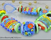 MICHOU - ROMA - Bracelet ( glass beads )